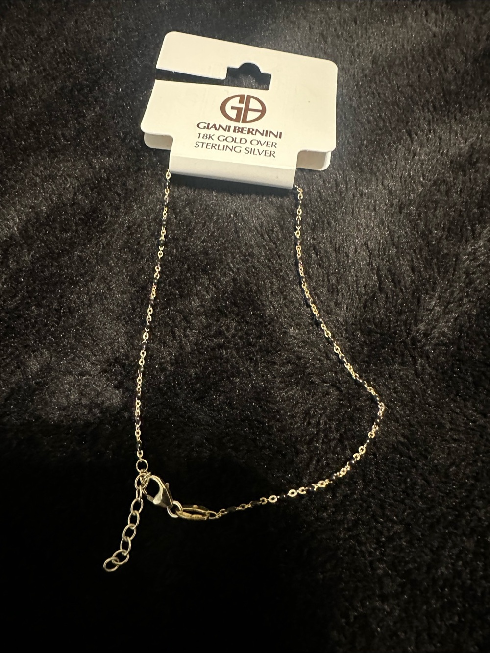 Giani Bernini Gold-Tone Delicate Station Ankle Bracelet